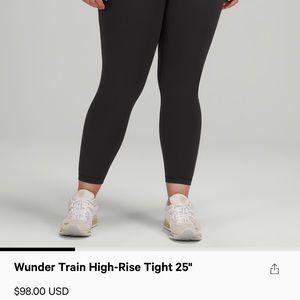 Lululemon Wunder Under Leggings